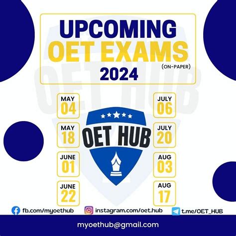 oet exam dates 2024